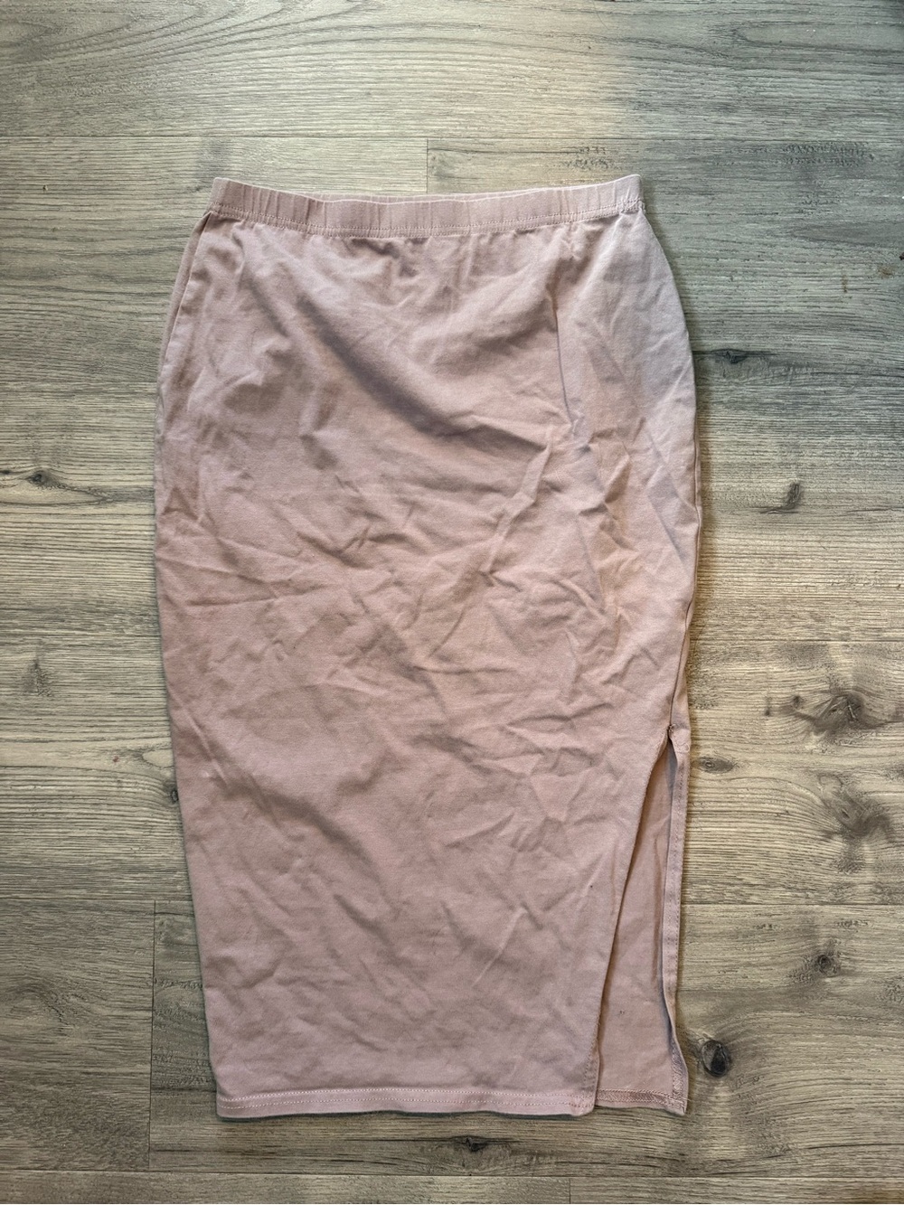 PrettyLittleThing Dusty Pink Midi Pencil Skirt with Side Split